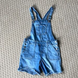 Girls overall shorts